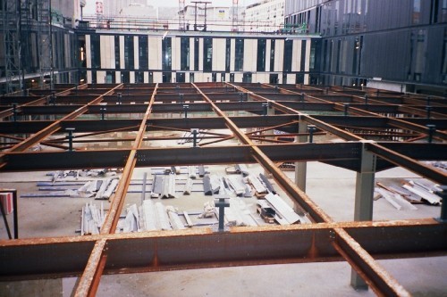 Chantier de construction et d'extension