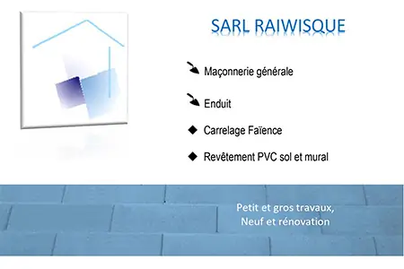 Offre d'emploi Macon qualifie H/F de Sarl Raiwisque