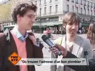 Vidéo action terrain PMEBTP - La Question du mois: Comment trouver un plombier ?