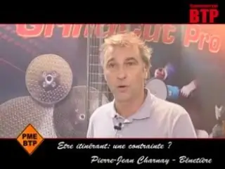 Vidéo action terrain PMEBTP - Commercial BTP: Pierre-Jean Charnay