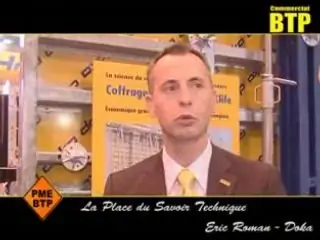 Vidéo action terrain PMEBTP - Commercial BTP: Eric Roman