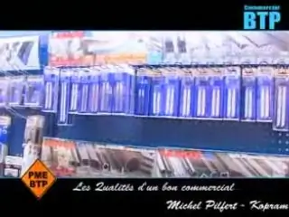 Vidéo action terrain PMEBTP - Commercial BTP, Michel Pilfert