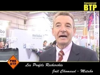 Vidéo PMEBTP - Nicolas Truche, Technico commercial dans le BTP