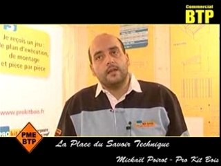 Vidéo PMEBTP - Alain Marcusse, Commercial dans le BTP 