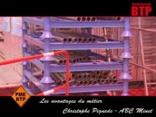 Vidéo PMEBTP - Patrice Kieffer, Technico-commercial dans le secteur du BTP