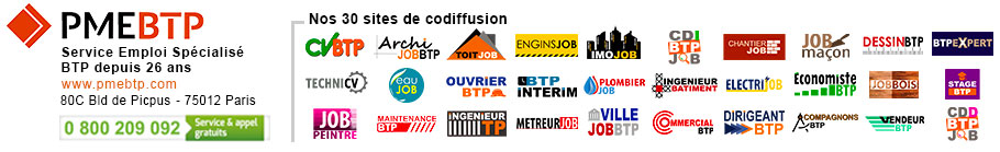PMEBTP, L'Agence Internet pour l'Emploi BTP